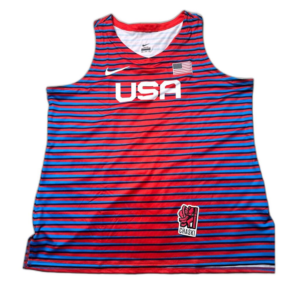 Nike Pro Elite 2023 Olympic Team USA Track Singlet AO8752-602  Women Size XXL